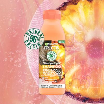 Garnier Fructis Hair Food Pineapple Glowing Lengths Shampoo Σαμπουάν για γυναίκες 350 ml