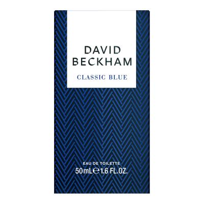 David Beckham Classic Blue Eau de Toilette για άνδρες 50 ml