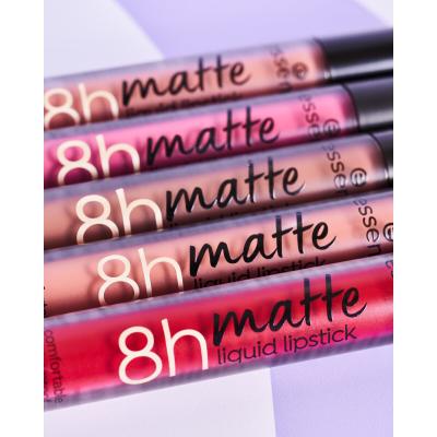 Essence 8h Matte Liquid Lipstick Κραγιόν για γυναίκες 2,5 ml Απόχρωση 07 Classic Red