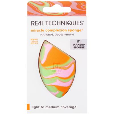Real Techniques Miracle Complexion Sponge Orange Swirl Limited Edition Σφουγγαράκι για make up για γυναίκες 1 τεμ
