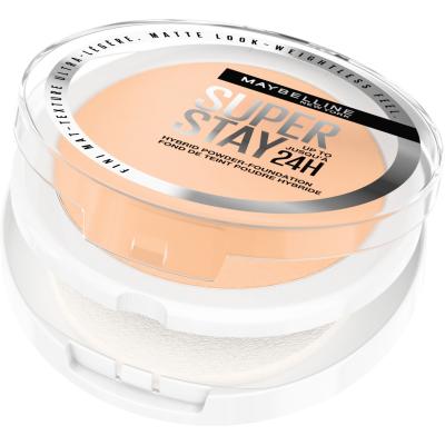 Maybelline Superstay 24H Hybrid Powder-Foundation Make up για γυναίκες 9 gr Απόχρωση 06