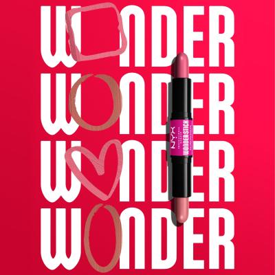 NYX Professional Makeup Wonder Stick Blush Ρουζ για γυναίκες 8 gr Απόχρωση 01 Light Peach And Baby Pink