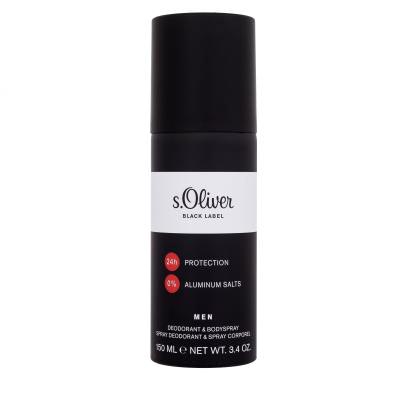 s.Oliver Black Label Αποσμητικό για άνδρες 150 ml