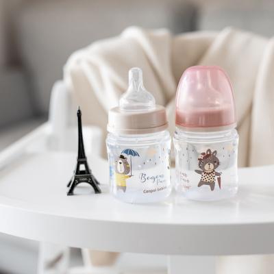 Canpol babies Bonjour Paris Easy Start Anti-Colic Bottle Blue 0m+ Μπιμπερό για παιδιά 120 ml