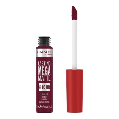 Rimmel London Lasting Mega Matte Liquid Lip Colour Κραγιόν για γυναίκες 7,4 ml Απόχρωση Plum This Show
