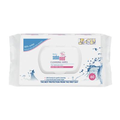 SebaMed Baby Cleansing Wipes With 99% Water Καθαριστικά μαντηλάκια για παιδιά 60 τεμ