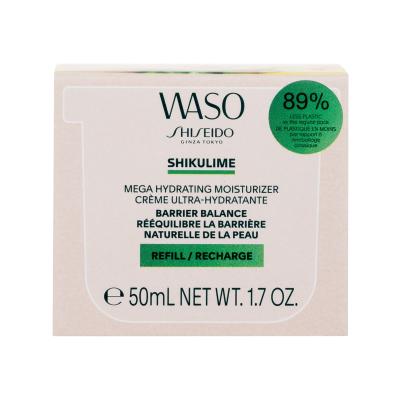 Shiseido Waso Shikulime Mega Hydrating Moisturizer Κρέμα προσώπου ημέρας για γυναίκες Συσκευασία &quot;γεμίσματος&quot; 50 ml