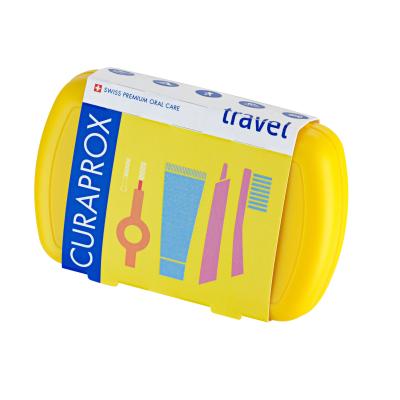 Curaprox Travel Set Yellow Οδοντόβουρτσα Σετ