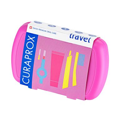 Curaprox Travel Set Pink Οδοντόβουρτσα Σετ