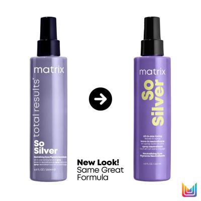 Matrix So Silver All-In-One Toning Leave-In Spray Περιποίηση μαλλιών χωρίς ξέβγαλμα για γυναίκες 200 ml