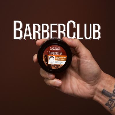 L&#039;Oréal Paris Men Expert Barber Club Slick Fixing Pomade Τζελ μαλλιών για άνδρες 75 ml