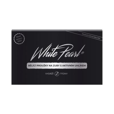 White Pearl PAP Charcoal Whitening Strips Λεύκανση δοντιών Σετ