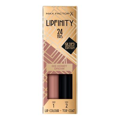 Max Factor Lipfinity 24HRS Lip Colour Κραγιόν για γυναίκες 4,2 gr Απόχρωση 008 Honey Dream