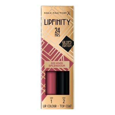 Max Factor Lipfinity 24HRS Lip Colour Κραγιόν για γυναίκες 4,2 gr Απόχρωση 025 Vivid Splendour