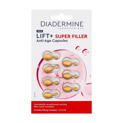 Diadermine Lift+ Super Filler Capsules Ορός προσώπου για γυναίκες 7 τεμ