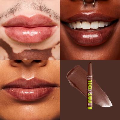 NYX Professional Makeup Fat Oil Slick Click Βάλσαμο για τα χείλη για γυναίκες 2 gr Απόχρωση 12 Trending Topic