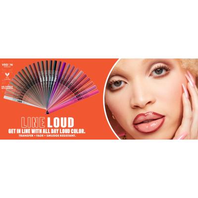 NYX Professional Makeup Line Loud Μολύβι για τα χείλη για γυναίκες 1,2 gr Απόχρωση 35 No Wine Ing