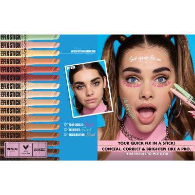 NYX Professional Makeup Pro Fix Stick Correcting Concealer Concealer για γυναίκες 1,6 gr Απόχρωση 0.4 Dark Peach