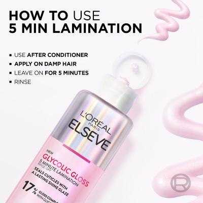 L&#039;Oréal Paris Elseve Glycolic Gloss 5 Minute Lamination Μάσκα μαλλιών για γυναίκες 200 ml