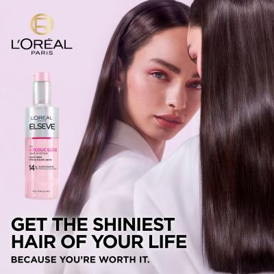 L&#039;Oréal Paris Elseve Glycolic Gloss Leave-In Serum Ορός μαλλιών για γυναίκες 150 ml