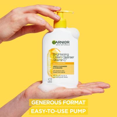 Garnier Skin Naturals Vitamin C Brightening Cream Cleanser Κρέμα καθαρισμού για γυναίκες 250 ml