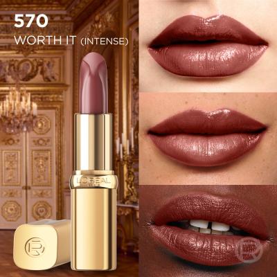 L&#039;Oréal Paris Color Riche Free the Nudes Κραγιόν για γυναίκες 4,7 gr Απόχρωση 570 Worth It Intense