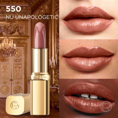 L&#039;Oréal Paris Color Riche Free the Nudes Κραγιόν για γυναίκες 4,7 gr Απόχρωση 550 Nu Unapologetic