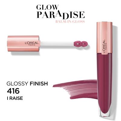 L&#039;Oréal Paris Glow Paradise Balm In Gloss Lip Gloss για γυναίκες 7 ml Απόχρωση 416 Raise
