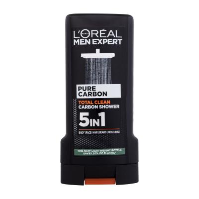 L&#039;Oréal Paris Men Expert Pure Carbon 5in1 Αφρόλουτρο για άνδρες 300 ml