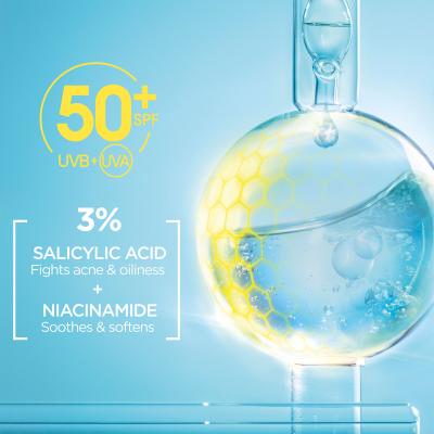 Garnier Pure Active BHA + Niacinamide Daily UV Anti-Imperfection Fluid SPF50+ Κρέμα προσώπου ημέρας 40 ml