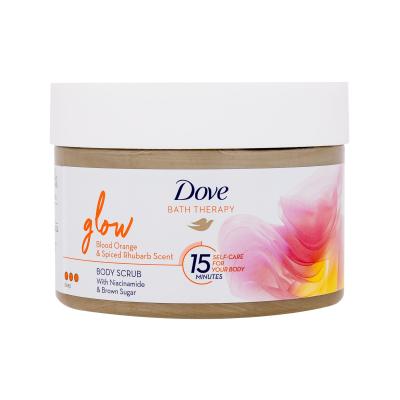 Dove Bath Therapy Glow Body Scrub Peeling σώματος για γυναίκες 295 ml