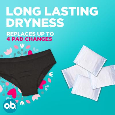 o.b. Period Underwear XS/S Εσώρουχο περιόδου για γυναίκες 1 τεμ