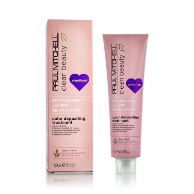 Paul Mitchell Clean Beauty Color Protect Color Depositing Treatment Μάσκα μαλλιών για γυναίκες 150 ml Απόχρωση Amethyst