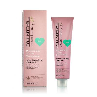 Paul Mitchell Clean Beauty Color Protect Color Depositing Treatment Μάσκα μαλλιών για γυναίκες 150 ml Απόχρωση Jade