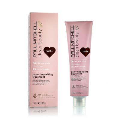 Paul Mitchell Clean Beauty Color Protect Color Depositing Treatment Μάσκα μαλλιών για γυναίκες 150 ml Απόχρωση Truffle