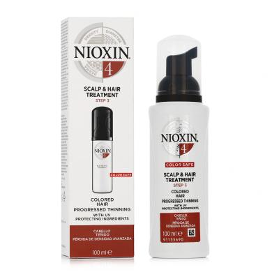 Nioxin System 4 Color Safe Scalp &amp; Hair Treatment Περιποίηση μαλλιών χωρίς ξέβγαλμα για γυναίκες 100 ml