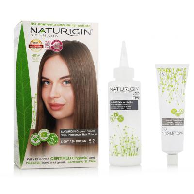 Naturigin Permanent Hair Colour Βαφή μαλλιών 115 ml Απόχρωση Light Ash Brown 5.2