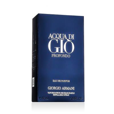 Giorgio Armani Acqua di Giò Profondo 2024 Eau de Parfum για άνδρες Επαναπληρώσιμο 50 ml