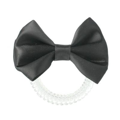 Invisibobble Bowtique Spiral Hair Ring Λαστιχάκι για τα μαλλιά για γυναίκες 1 τεμ Απόχρωση True Black