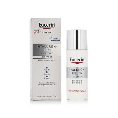 Eucerin Hyaluron-Filler + 3x Effect Day Cream SPF15 Κρέμα προσώπου ημέρας για γυναίκες 50 ml