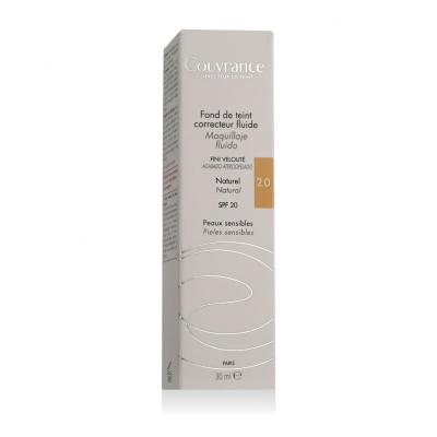 Avene Couvrance Fluid Foundation Corrector SPF20 Make up για γυναίκες 30 ml Απόχρωση 2.0 Natural
