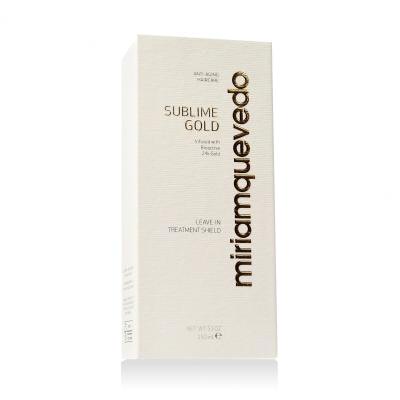 Miriam Quevedo Sublime Gold Leave-In Treatment Shield Περιποίηση μαλλιών χωρίς ξέβγαλμα 150 ml