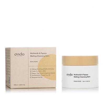 Ondo Beauty 36.5 PONG-PONG Multiacids &amp; Papaya Melting Cleansing Balm Κρέμα καθαρισμού 100 ml