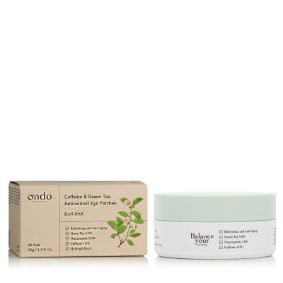Ondo Beauty 36.5 BAN-JJAK Caffeine &amp; Green Tea Antioxidant Eye Patches Μάσκα ματιών 90 gr