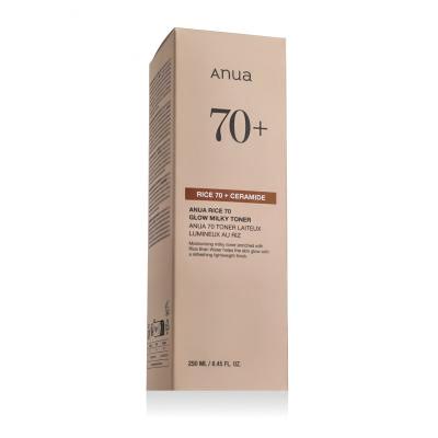 Anua Rice + Ceramide 70% Glow Milky Toner Λοσιόν προσώπου 250 ml