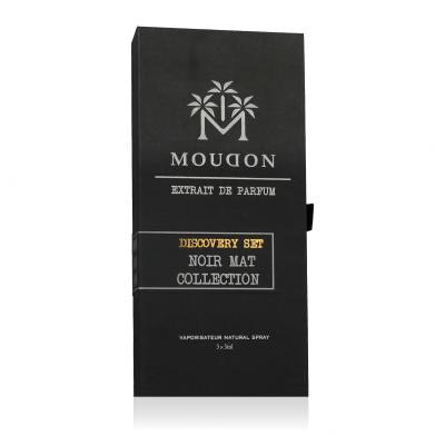 Moudon Discovery Set Noir Mat Collection Σετ δώρου Perfume extract Embrace 3 ml + Perfume extract Wisdom 3 ml + Perfume extract Charisma 3 ml