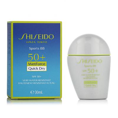 Shiseido Sports BB WetForce SPF50+ ΒΒ κρέμα για γυναίκες 30 ml Απόχρωση Very Dark