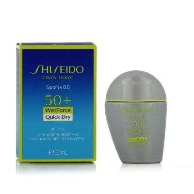 Shiseido Sports BB WetForce SPF50+ ΒΒ κρέμα για γυναίκες 30 ml Απόχρωση Dark