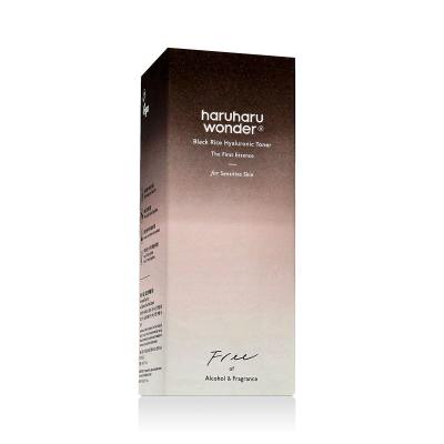 HaruHaru Wonder Black Rice Hyaluronic Toner Free of Alcohol &amp; Fragrance Λοσιόν προσώπου 150 ml