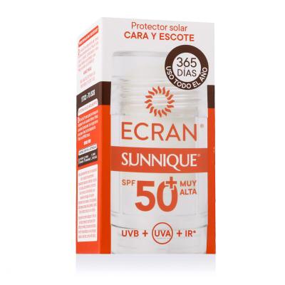 Ecran Sunnique Face and Neckline Sunscreen Stick SPF50+ Αντιηλιακό προϊόν προσώπου 30 ml